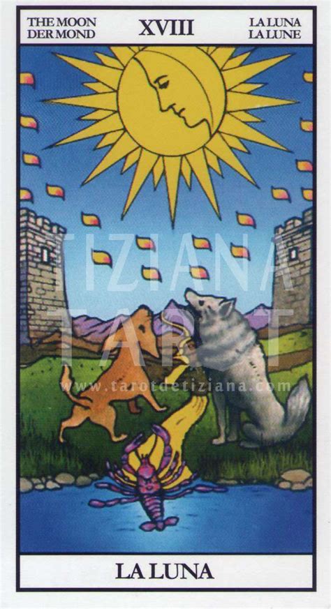 la luna tarot|la luna tarot tiziana.